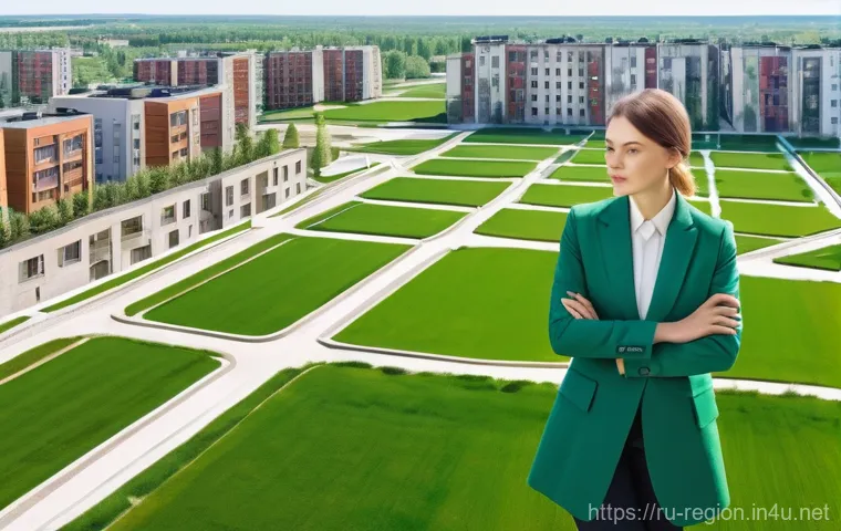 지역개발 프로젝트의 법적 고려사항 - **A developer navigating a bureaucratic labyrinth.**
    A middle-aged Russian male developer, dress...