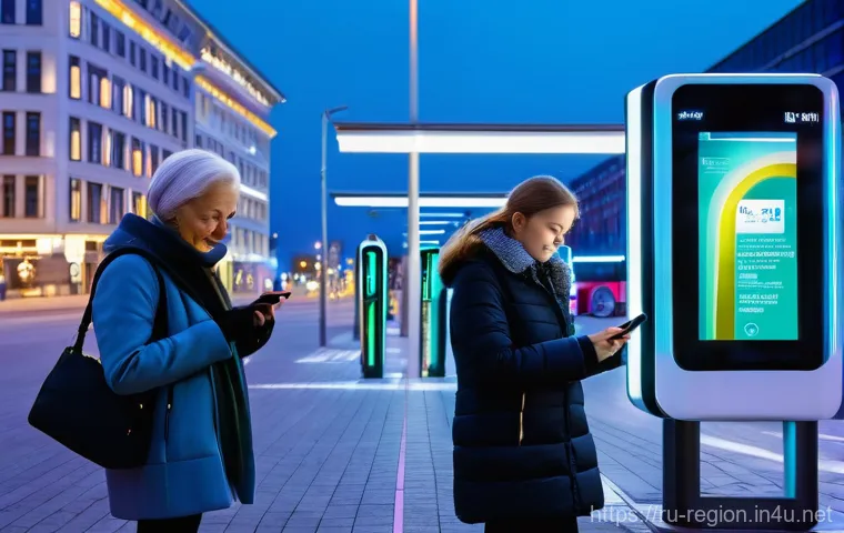 지역개발 분야의 글로벌 트렌드 - **Prompt:** A vibrant, futuristic urban square in a modern Russian city, reminiscent of Kazan or Inn...